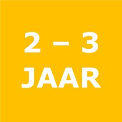 Leeftijd 2 t/m 3 jaar