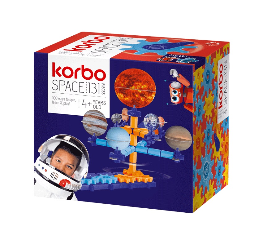 Techniek Tandwielen Space 131-delig - Korbo
