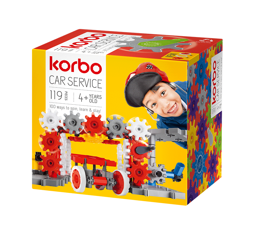 Techniek Tandwielen Car Service 119-delig - Korbo