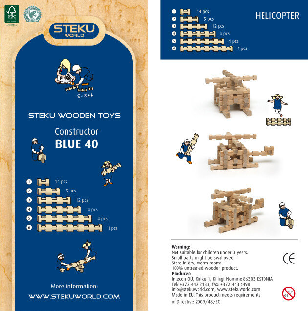 STEKUworld Blauw 40