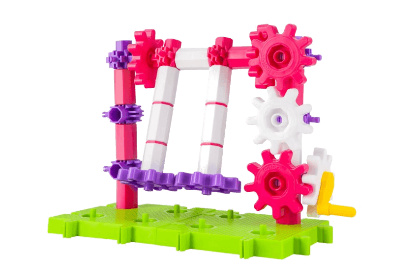 Techniek Tandwielen Pink 110-delig - Korbo