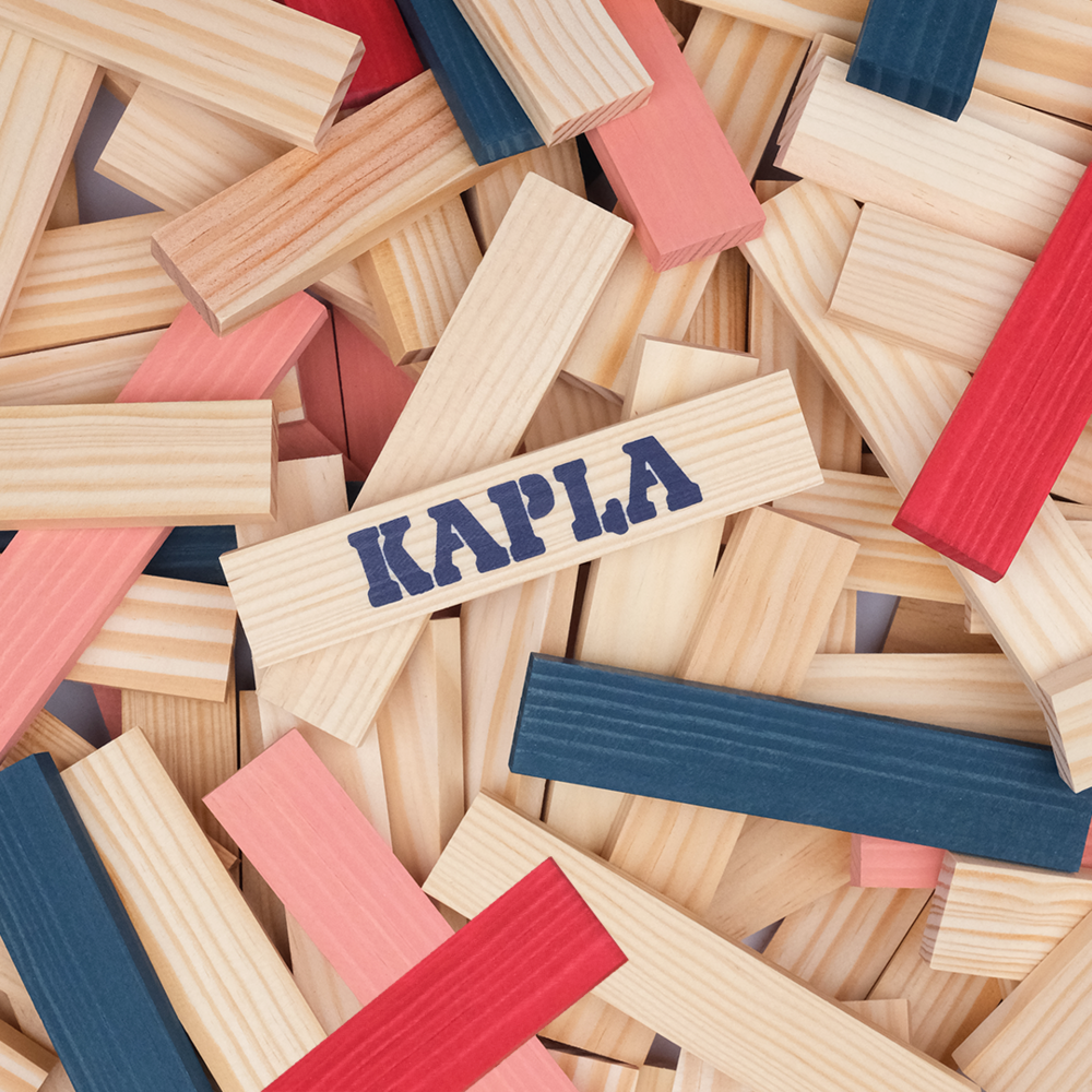 Kapla 120 Box Donkerblauw/Roze/Rood