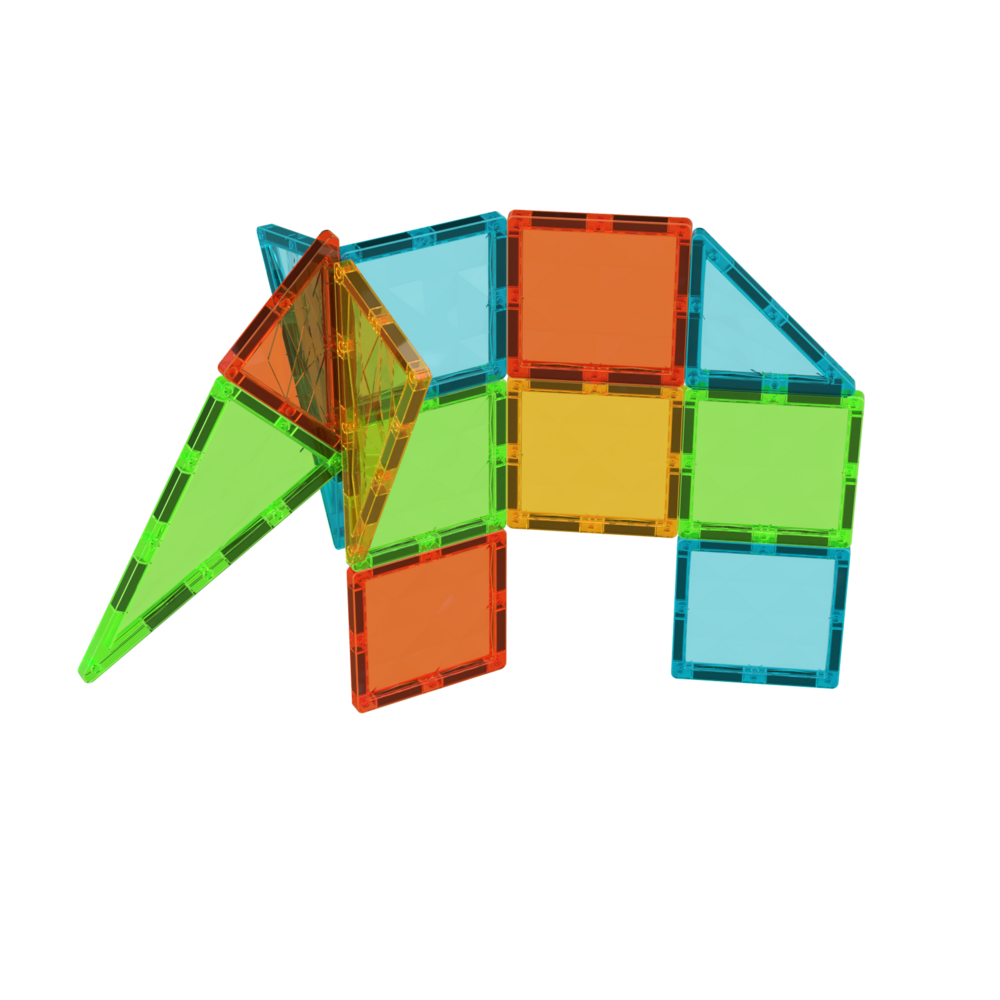 GEOMAG Magnetic Tiles Gems 32-delig