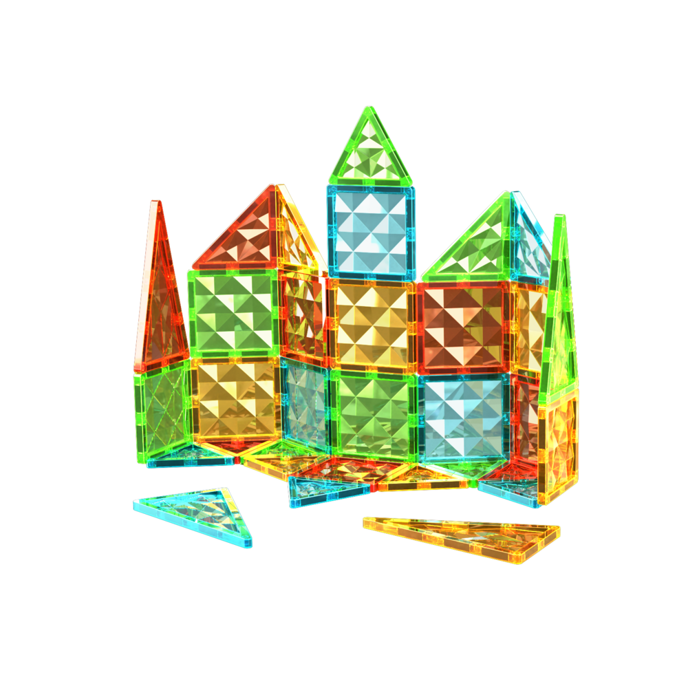 GEOMAG Magnetic Tiles Gems 32-delig