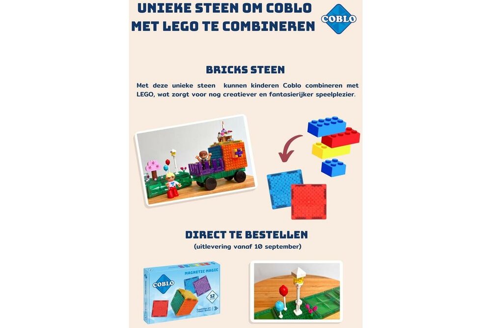 Coblo Brick Stenen Classic 12-delig
