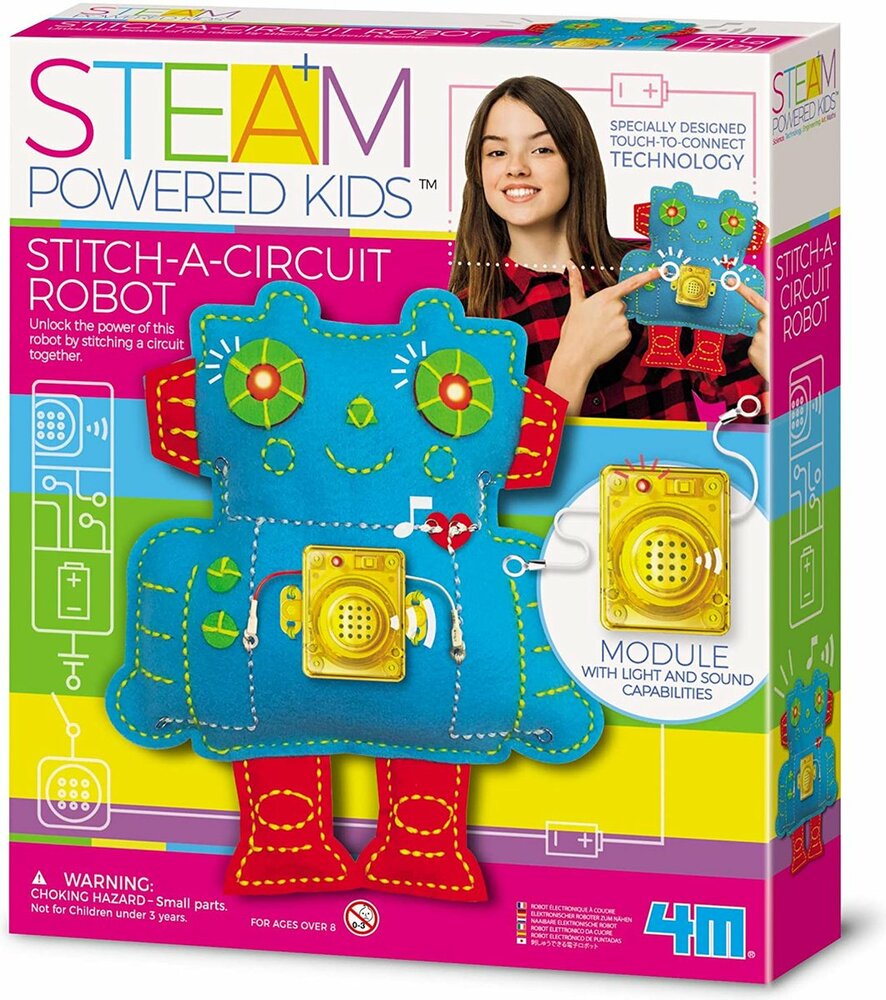 4M Kidzlabs Knutselbot Sparkie