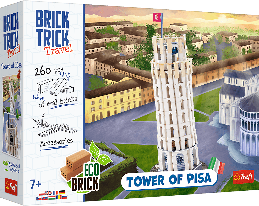 Brick Trick Toren van Pisa Bouwset