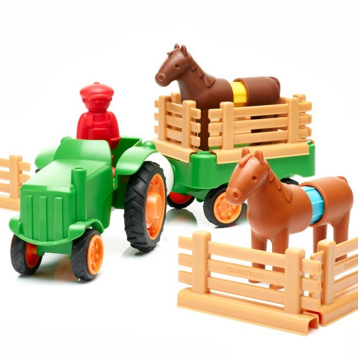 Tractor met aanhanger bouwen met SmartMax onderdelen