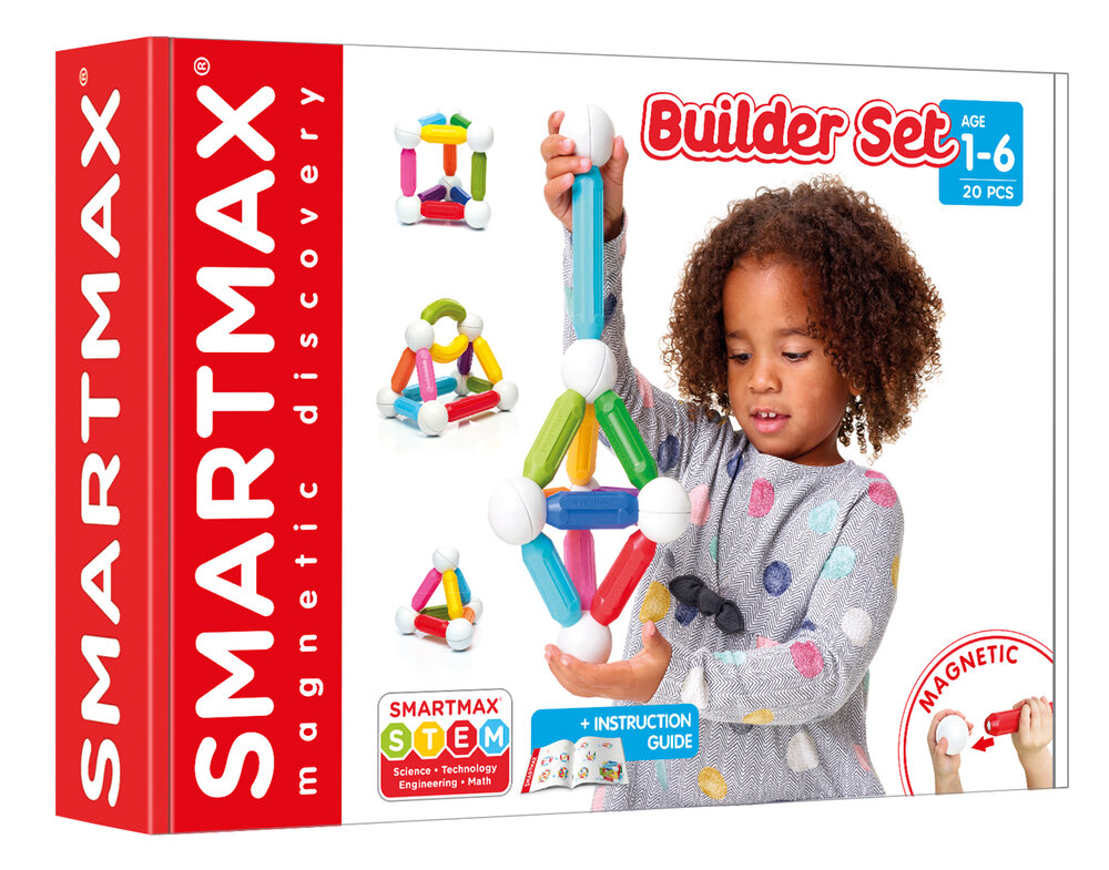 SmartMax My First Builder Set magnetisch speelgoed 20 onderdelen