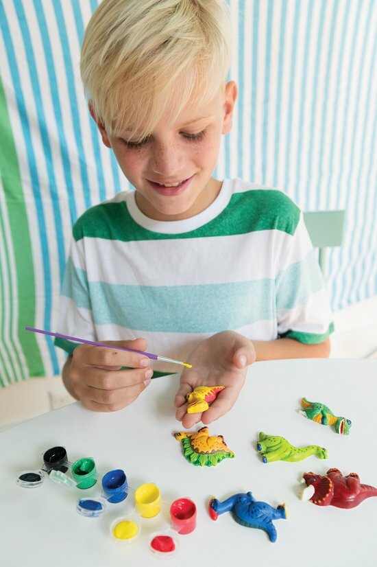 3D-T-Rex figuur na schilderen
