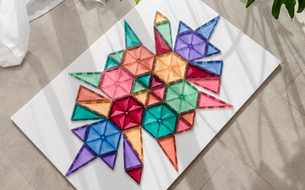 Pastel tegels uit Connetix Geometry Pack