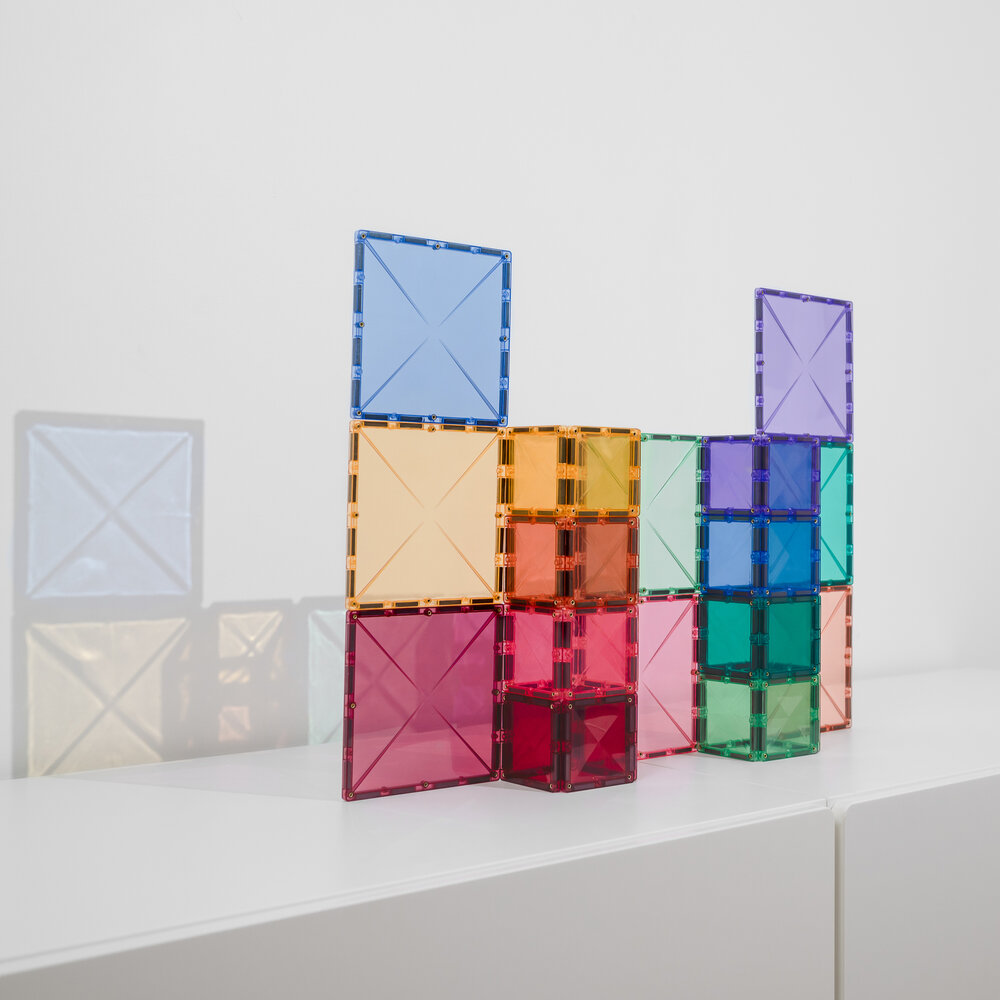 Connetix Magnetische Tegels Pastel Square Pack 40-delig
