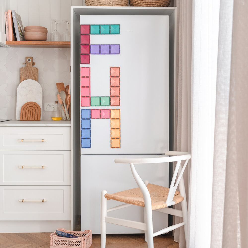 Educatief speelgoed Connetix Magnetische Tegels &ndash; leren bouwen met vorm en kleur