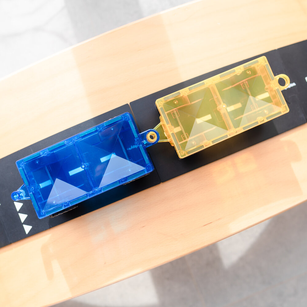 Connetix Magnetische Tegels &ndash; Rainbow Car Pack 2-delig hoofdfoto