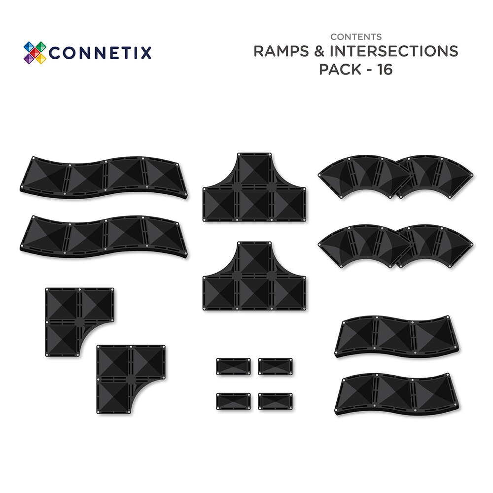 Connetix Magnetische Bouwtegels &ndash; wegen en kruisingen in actie