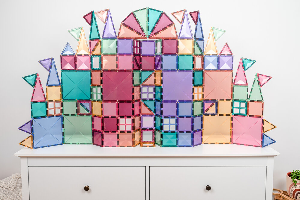 Connetix MaConnetix Pastel Creative Pack torenbouwgnetische Tegels &ndash; Pastel Creative Pack 120-delig hoofdfoto