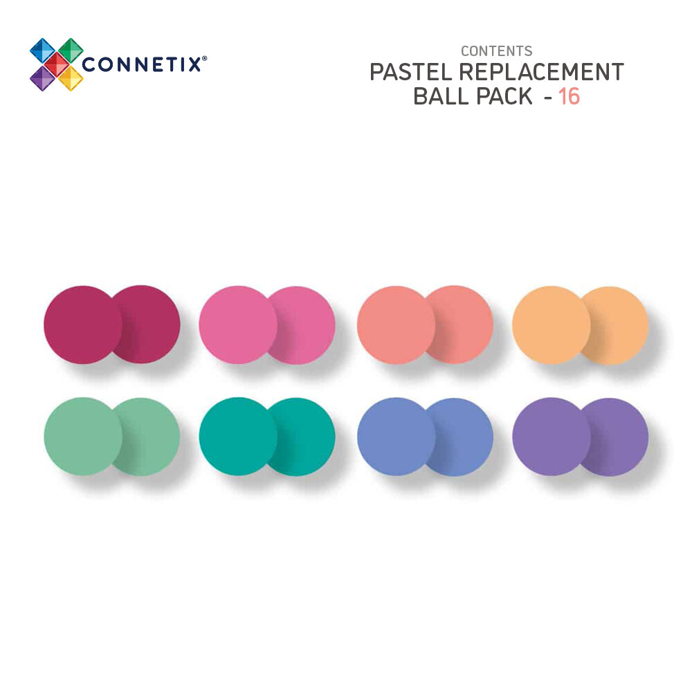 Connetix Magnetische Bouwtegels &ndash; Pastel Ball Pack