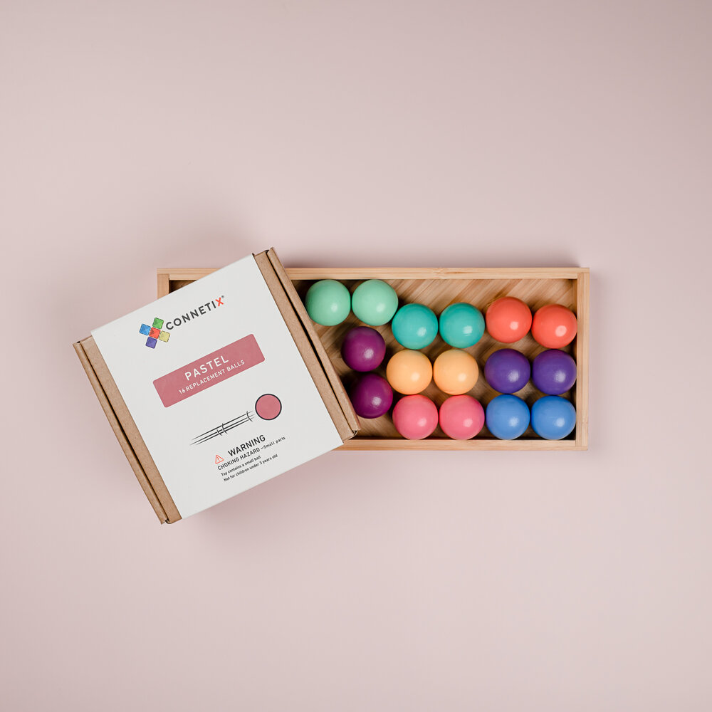 Verpakking Connetix Magnetische Tegels &ndash; Pastel Ball Pack