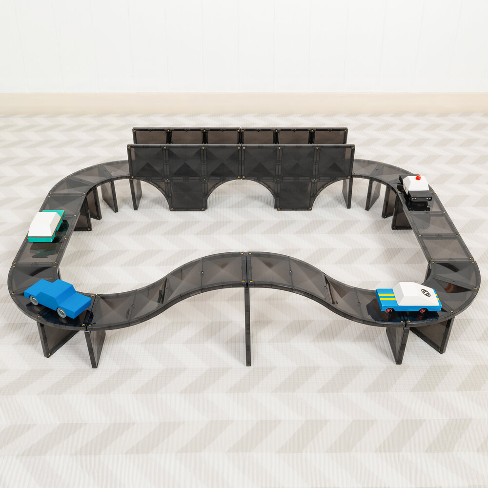Connetix Magnetische Tegels &ndash; Creative Roads Pack 48-delig hoofdfoto