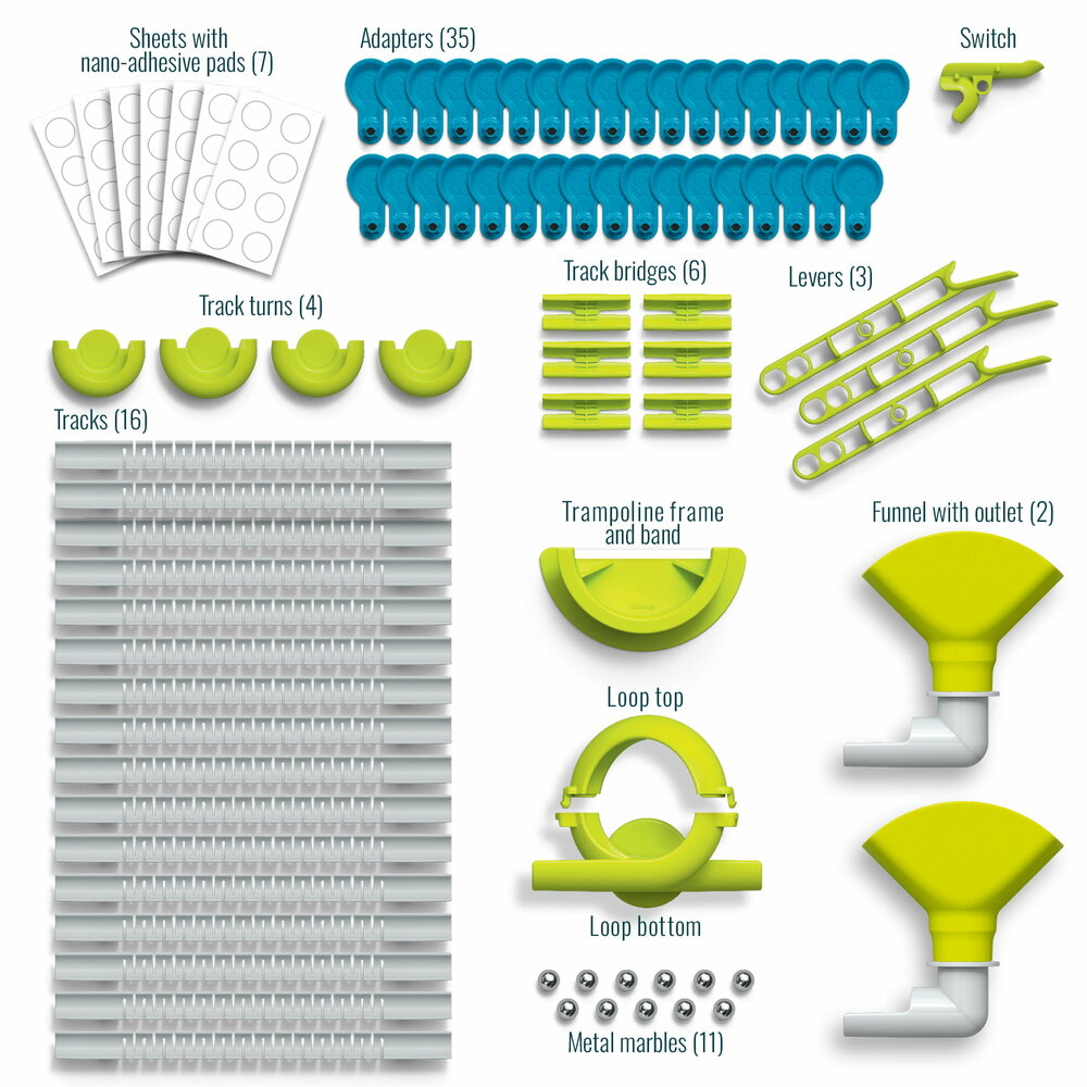 Gecko Run Starter Set Deluxe onderdelen en handleiding