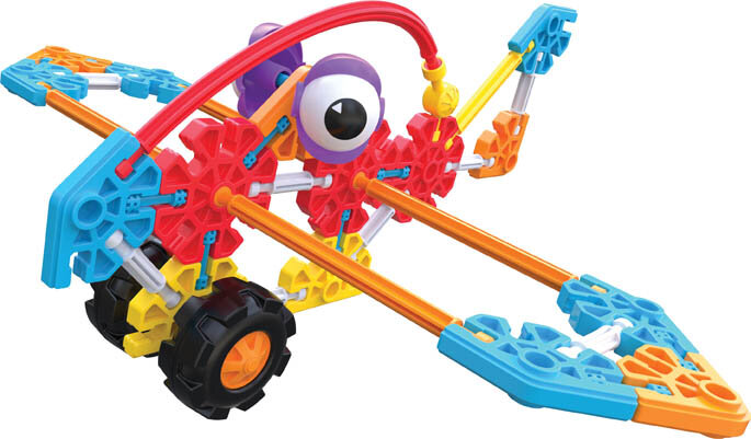 Kid K&rsquo;Nex Vrolijke Vriendjes voorbeeldfiguren vliegtuig