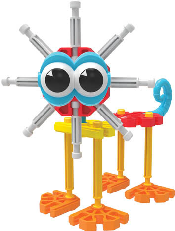 Kid K&rsquo;Nex Vrolijke Vriendjes voorbeeldfiguren leeuw