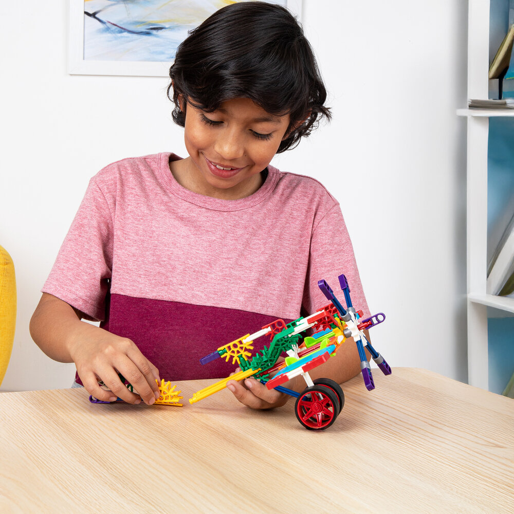 K&rsquo;Nex Custom Cruisers Bouwset &ndash; kind bouwt kleurrijk voertuigmodel met onderdelen