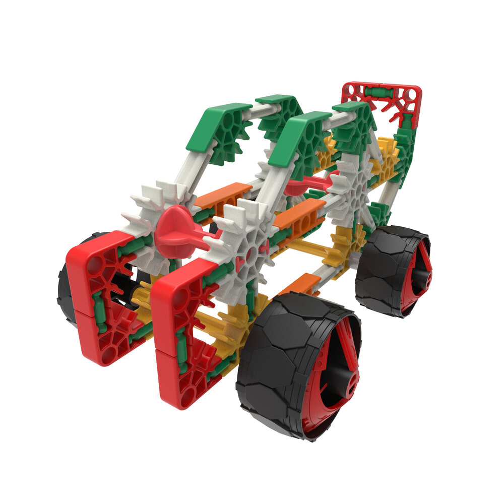 Buggy gebouwd met K&rsquo;Nex Classic Bouwset 141-delig