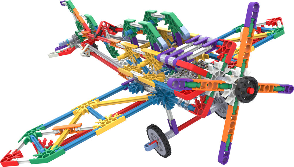 K&rsquo;Nex Motorized Bouwset &ndash; 325-delig Vliegtuig
