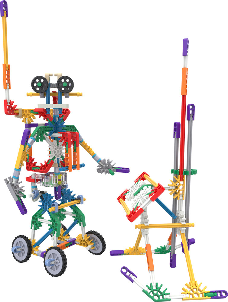 K&rsquo;Nex Motorized Bouwset &ndash; 325-delig hoofdfoto met draaiend model.