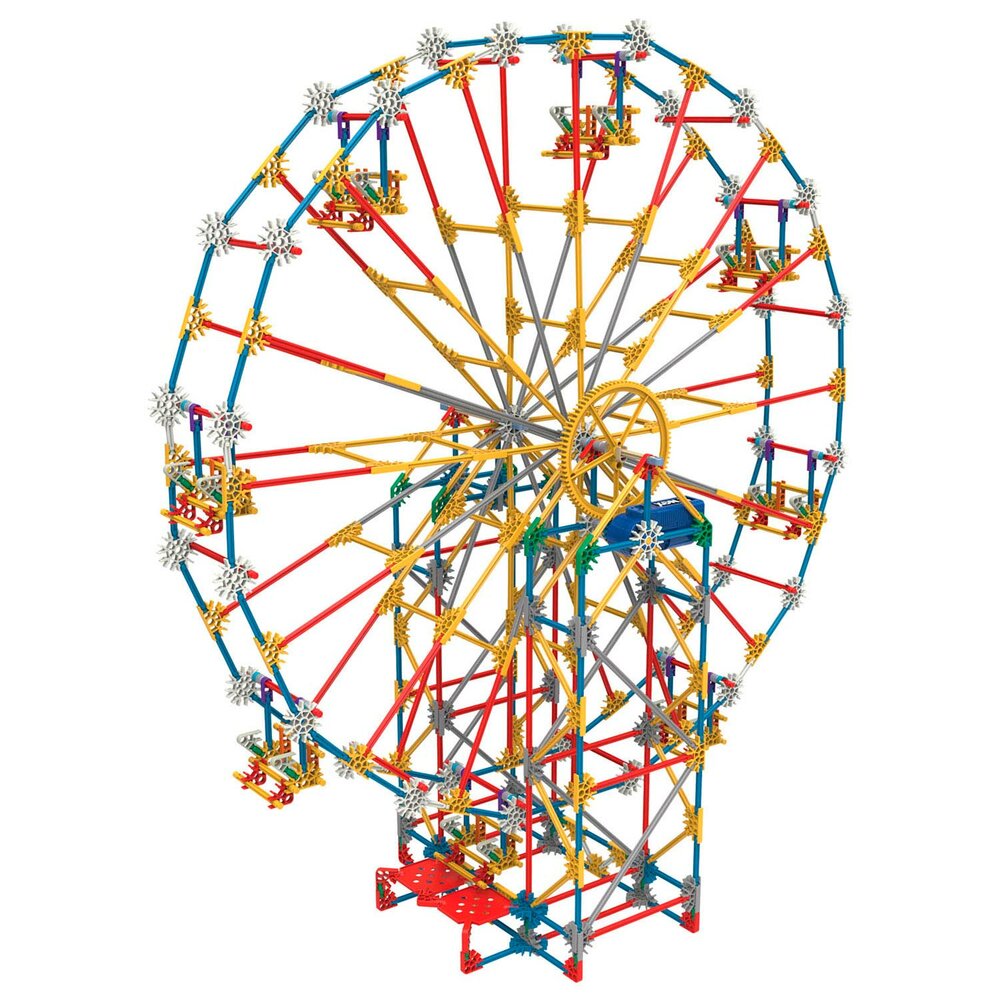 K&#039;Nex 3 In 1 Amusement Park &ndash; 744-delig opgebouwd model hoofdfoto