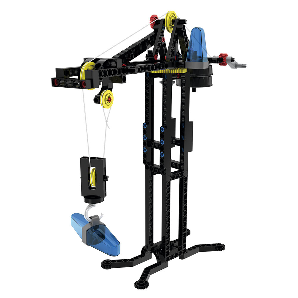 Thames &amp; Kosmos Techniek Lab XL &ndash; experiment met gebouwd model