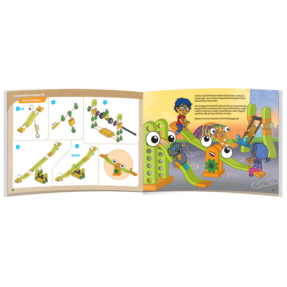 Handleiding Thames &amp; Kosmos Junior Pretpark Ingenieur