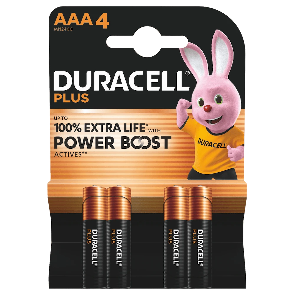 Duracell batterijen Power Boost 4 -pack AAA