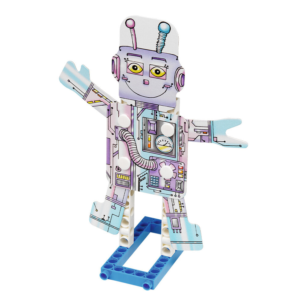 Robot bouwen met Gigo technische bouwset