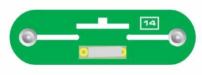 Spektro Drukschakelaar Groen S2 - 14