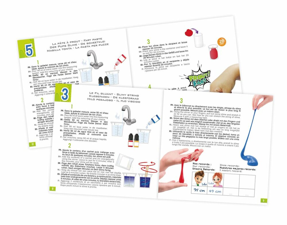 Mini Lab Kleverige Slime Slijm - Buki