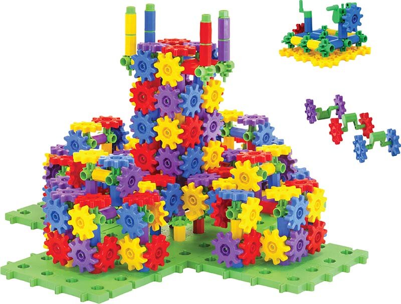 Tandwielen kleurrijk 430-delig STEM - Korbo