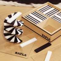 Kapla 100 Plankjes Black and White