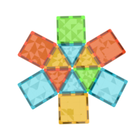 GEOMAG Magnetic Tiles Gems 32-delig