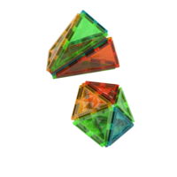 GEOMAG Magnetic Tiles Gems 44-delig