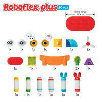 Detail van Roboflex Plus flexibele bars en koppelingen