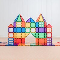 Connetix Magnetische bouwtegels 60-delig in regenboogkleuren