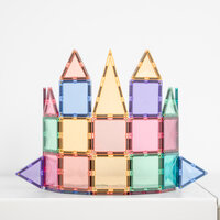 Connetix Magnetische Tegels Pastel Mini Pack 32-delig &ndash; hoofdfoto pastelkleuren