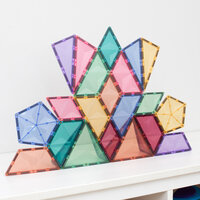 Connetix Magnetische Tegels Pastel Shape Expansion Pack 48-delig &ndash; hoofdfoto pastelkleuren