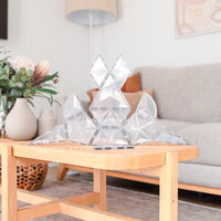 Connetix Magnetische Tegels &ndash; licht valt door bouwwerk