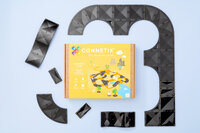 Connetix Roads Ramps detail van weg- en kruisingstegels