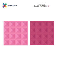 Detailfoto magnetische basisplaten Connetix Pink &amp; Berry