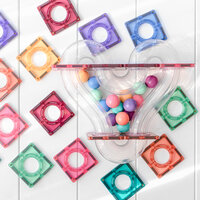 Magnetische bouwtegels Connetix Ball Run pastelkleuren