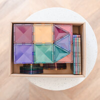 Connetix Pastel Starter Pack 64-delig detailfoto tegels